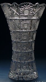 Váza SKLO - Bohemia Crystal - sběratelský kousek - NOVÝ