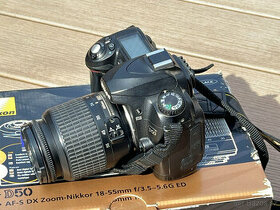 Digitální zrcadlovka Nikon D50 vč. objektivu