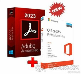 Balík MS Office 365 + Adobe Acrobat Pro