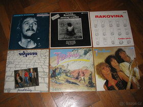 LP vinyly = Chris De Burgh, Karel Kryl a další v seznamu.