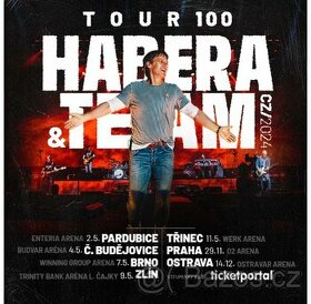 2x vstupenka na HABERA&TEAM – TOUR 100 - České Budějovice - 1