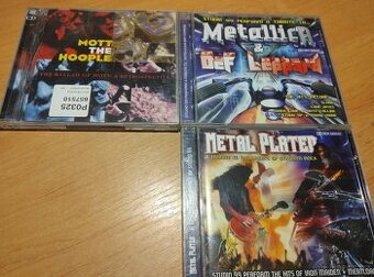 Cd - Mott The Hoople, Metallica, Deff Lepard, Metal