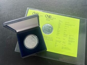STŘÍBRNÁ MINCE ČNB 200 KČ GREGOR MENDEL