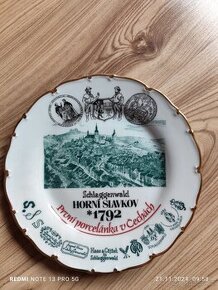 Porcelán talíř - 1