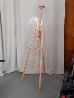 Malířský stojan z lehkého bukového dřeva
