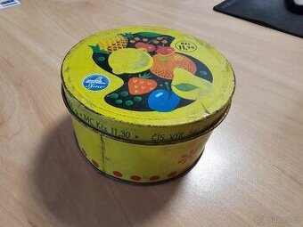 Plechovka od bonbónů