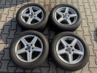4x al kola 5x112 16 + pneu letní 205/60 R16