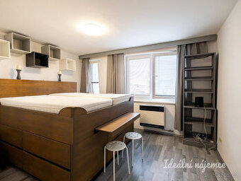 Pronájem bytu 1+kk, Moravská, Vinohrady, 17500 Kč/měs, 27 m2 - 1
