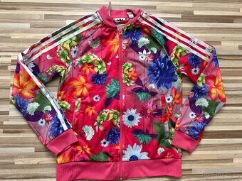 Adidas květovaná mikina
