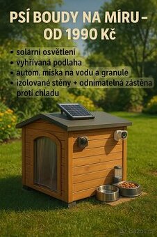 LUXUSNÍ PSÍ BOUDA NA MÍRU OD 1990KČ
