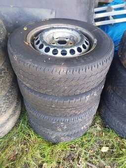 4ks 16" originální zátěžové disky VW T5 T5.1 215/65 R16C