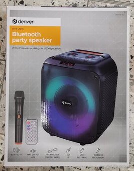 Přenosný reproduktor 400W s mikrofonem