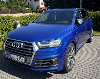 Prodám Audi SQ7,4.0 TDI,320 KW,r.v.2017/8,modrá Sepang