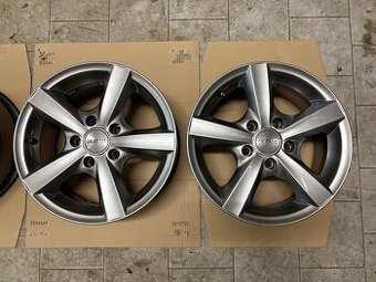 alu kola DEZENT F 15" 5x112 6,5J ET38 šrouby,kroužky