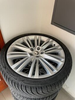 Alu kola Canopus, Škoda Superb 3, 5x112 r19, zimní sada