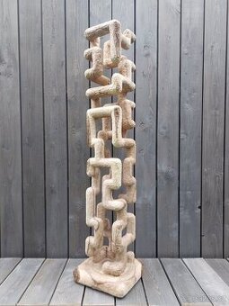 Dřevěná socha z jednoho kusu - MOZEK