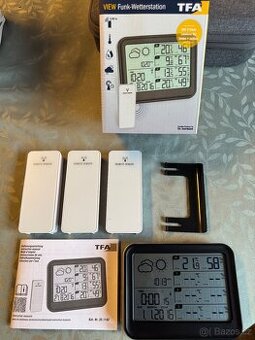 Meteorologická stanice TFA 35.1142.01, černá