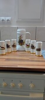 Porcelánová sada pro myslivce