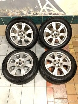 Alu kola Škoda R16 5X112 ZÁNOVNÍ ZIMNÍ PNEU 205/55 R16 DOT23