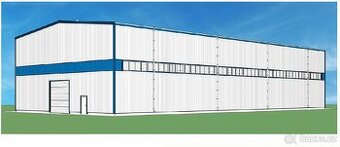 Hala - ocelová - zateplená - 20m x 50m - 1