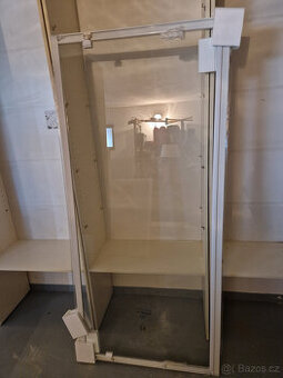 Jednokridle sprchove dvere Jika- sklo