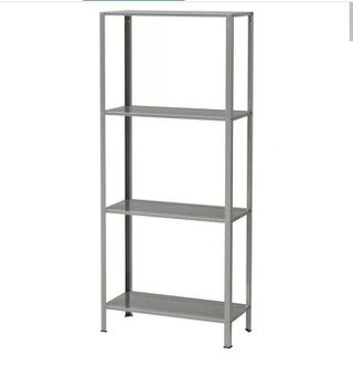 Plechový regál Ikea