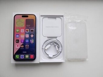  APPLE iPhone 15 256GB Modrý - ZÁRUKA - TOP STAV