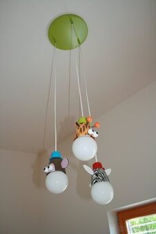 Dětské závěsné světlo a lampička Philips - jako nová