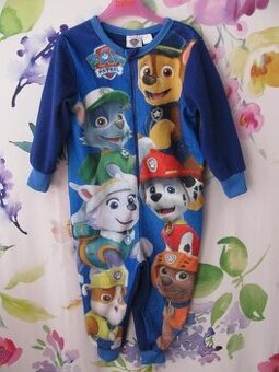 Fleecový overal na spaní Paw Patrol vel.98