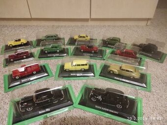 DeAgostini Kaleidoskop slavných vozů Škoda – 68 modelů 1:43
