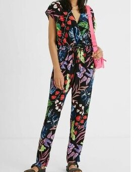 Letní barevný overal, zn. Desigual, velikost  XS/S