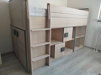 Dětská/studentská vyvýšená postel