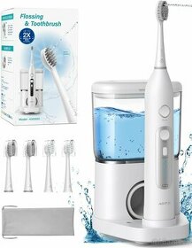 AGPTEK Elektrický zubní kartáček a ústní sprcha, 5 režimů - 1