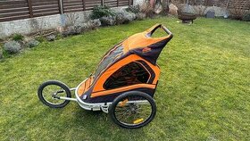 Dětský vozík za kolo KTM ala Chariot pro 2 děti - 1