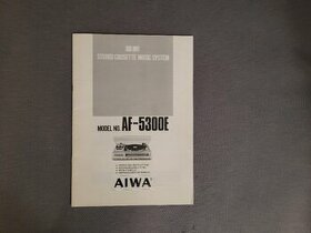 Prodám návod na AIWA AF - 5300 E
