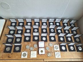 Pamětní stříbrné mince 1972 - 2012