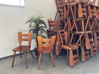 21ks Rustikální gastro židle do pivnice