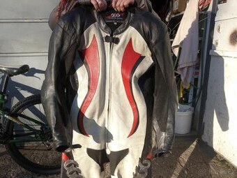 Kožená jednodílná Moto kombinéza