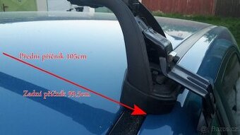 Prodám příčníky na střechu pro vůz Hyundai