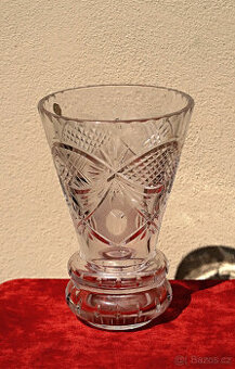 Broušená váza Bohemia Glass