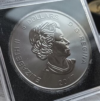Luxusní 1oz 31,1g čistého stříbra Limitovaná edice Zlaceno