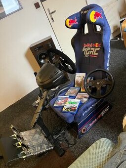 Playseat Redbull+Trustmaster Sparco set (komplet set+hry)