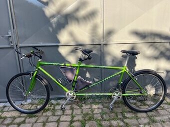 Tandemové horské kolo (dvojkolo), nové pláště 26"