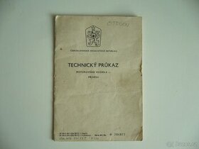 Technický průkaz CITROËN GS r.v. 1972 - 1