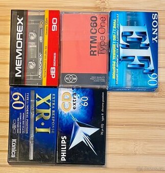 Audiokazety nové / zabalené