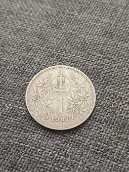 1 koruna 1901 bz FJI RU