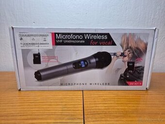 Jednosměrný bezdrátový dynamický mikrofon EM 401 R