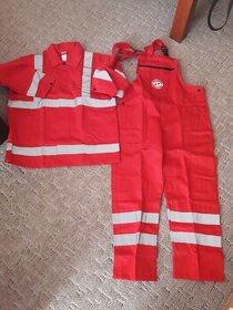 Brudra pracovni kalhoty s laclem a kabátek