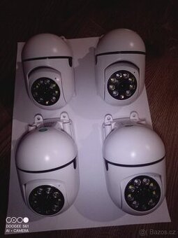 4ks IP Kamera WiFi – 1080P HD, Venkovní, Noční Vidění, Obous