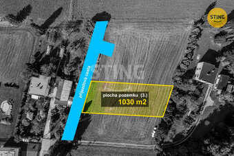 Prodej stavebního pozemku 1.030 m2, Ropice, 134153